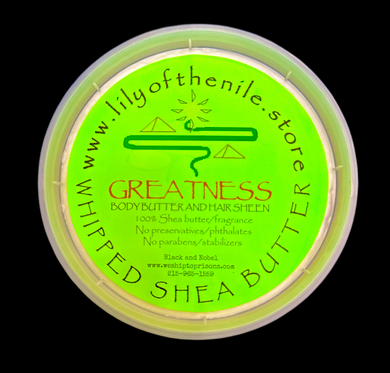 WHIPPED SCENTED SHEA BUTTER LILY OF THE NILE