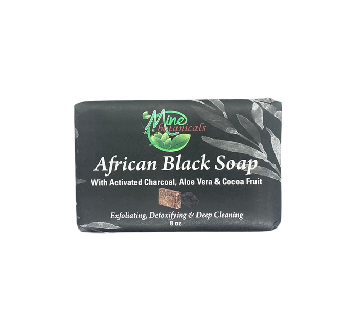 African Black Soap with Activated Charcoal, Aloe Vera & Coca Fruit