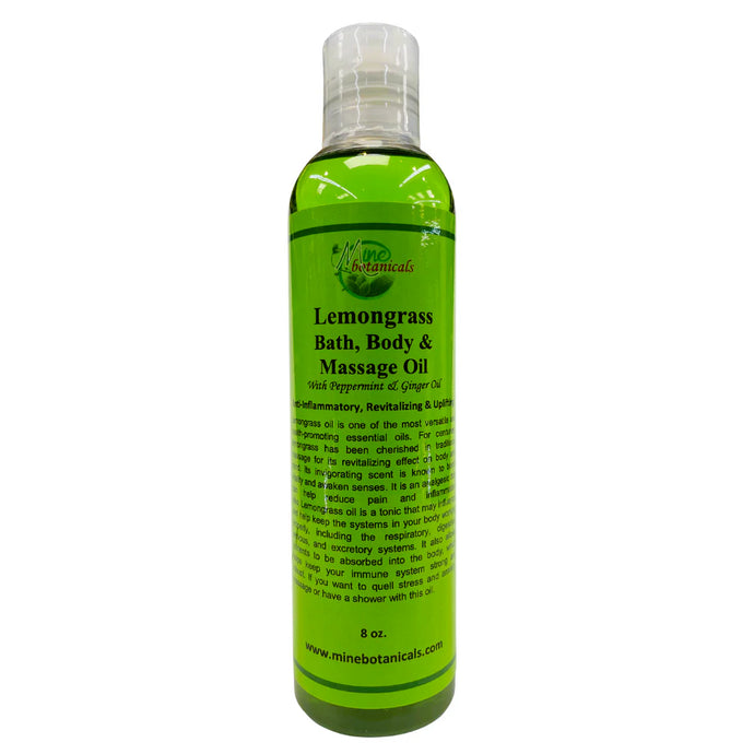 Lemongrass Bath, Body, and Massage Oil