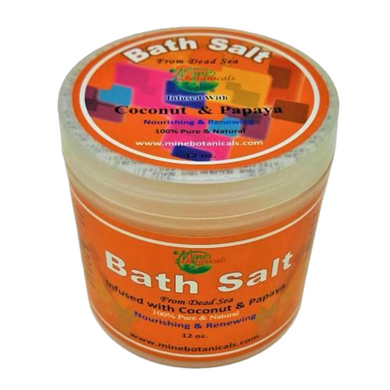 Bath Salt Infused with Coconut & Papaya