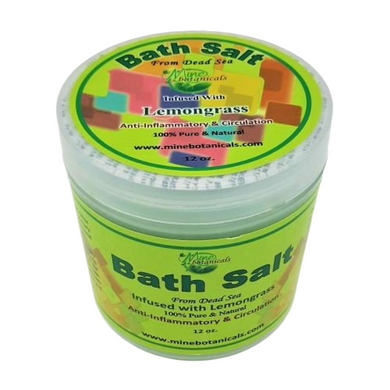 Bath Salt Infused with Lemongrass