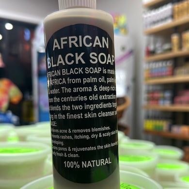 Liquid African Black Soap