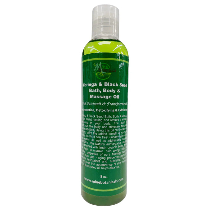 Moringa and Black Seed Bath, Body and Massage Oil