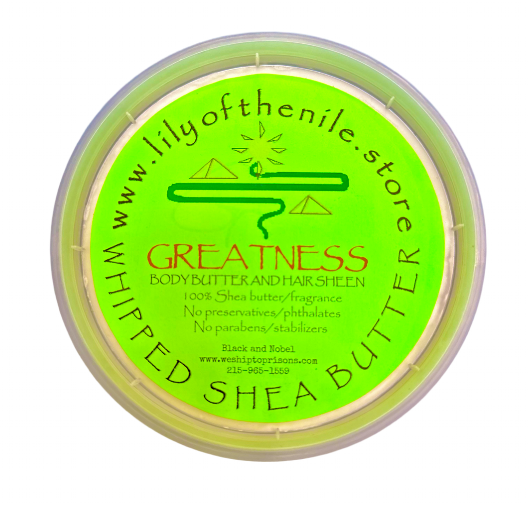 LILY OF THE NILE SCENTED SHEA BUTTER AND WHIPPED