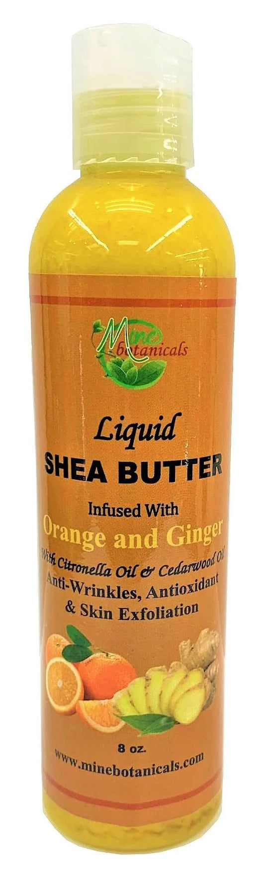 Orange and Ginger Liquid Shea Butter